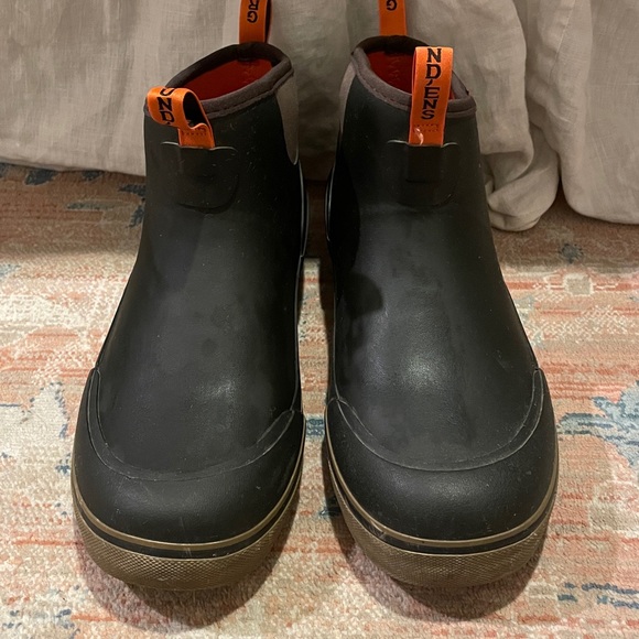 Grundens Black and Brown Rain Boots - Picture 3 of 7